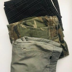 Men's shorts Fox, Old Navy, Dickies size 34